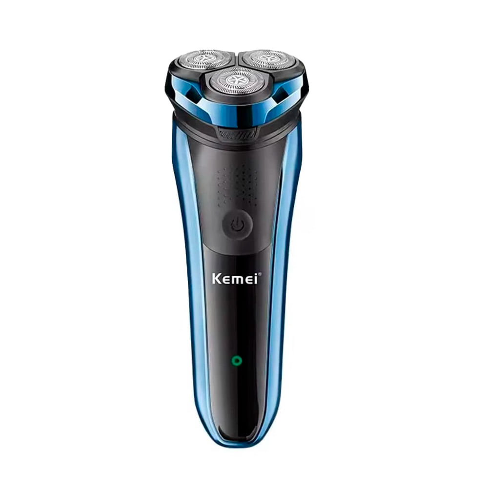 Imagen 2 del producto Afeitadora Kemei KM-833 recargable, cuchillas de acero al carbono, corte suave, diseño ergonómico